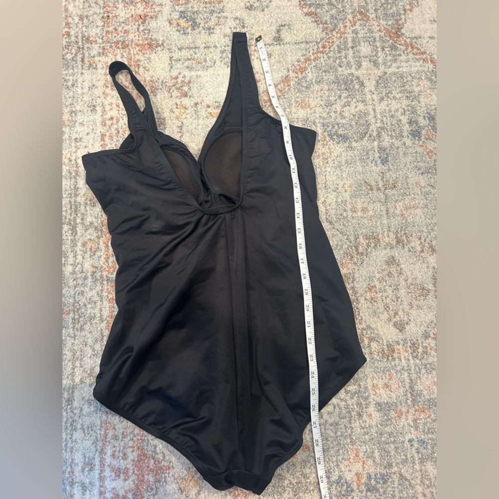 Miraclesuit Must Haves Oceanus One Piece Swimsuit Black Sz 14** Slimming Shaping - Picture 8 of 9